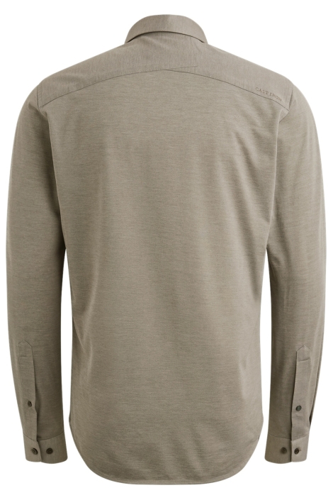 Cast Iron bruine heren overhemd | Achteraanzicht