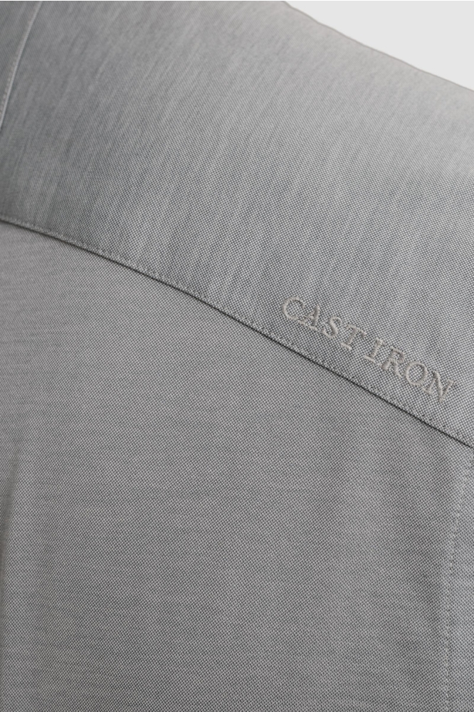 Cast Iron blauwe heren overhemd | Kleurstaal