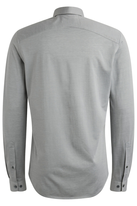 Cast Iron blauwe heren overhemd | Achteraanzicht