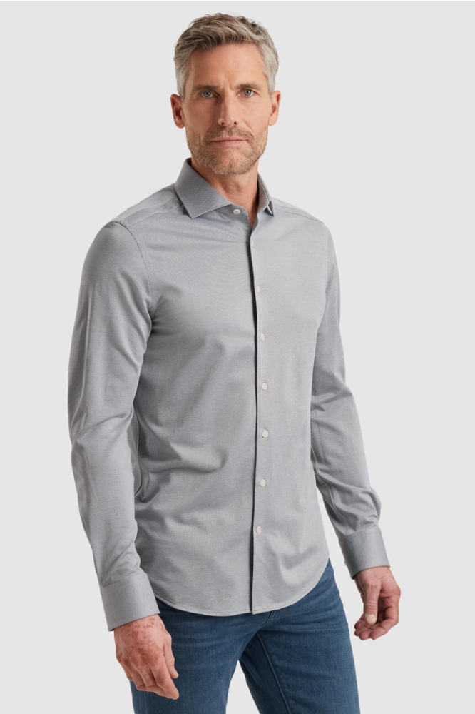 Vanguard blauwe heren overhemd | Model zijaanzicht