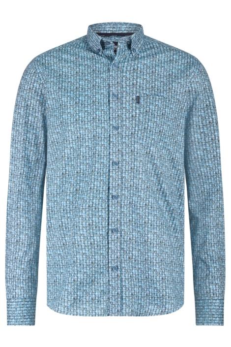 State of Art blauwe heren overhemd | Vooraanzicht