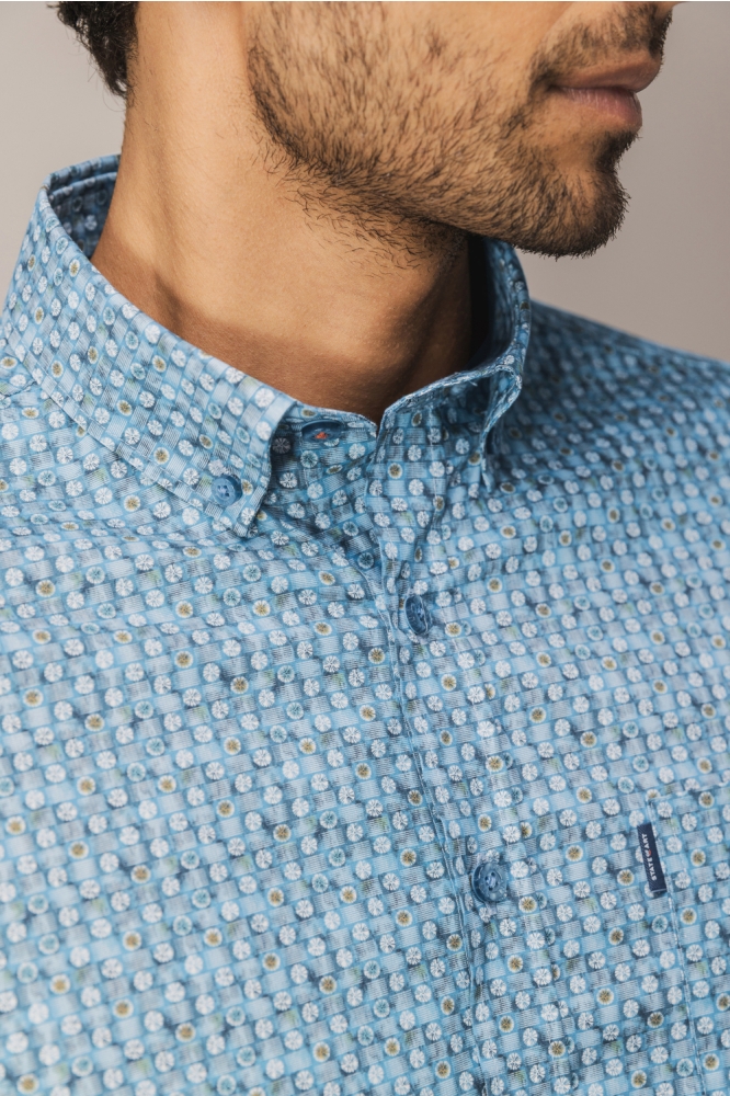 State of Art blauwe heren overhemd | Unique Selling Point