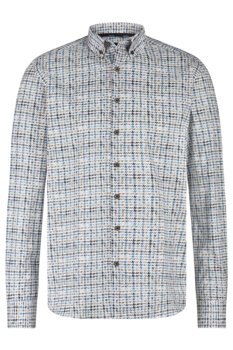 State of Art blauwe heren overhemd | Vooraanzicht