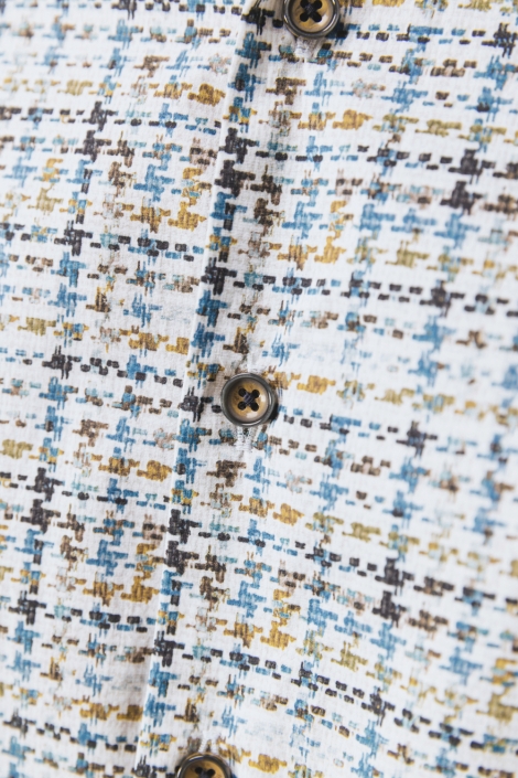 State of Art blauwe heren overhemd | Kleurstaal