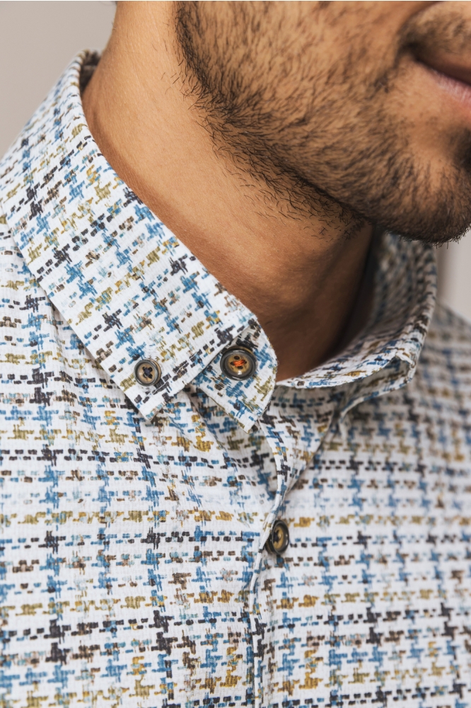 State of Art blauwe heren overhemd | Unique Selling Point