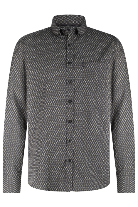 State of Art groene heren overhemd | Vooraanzicht