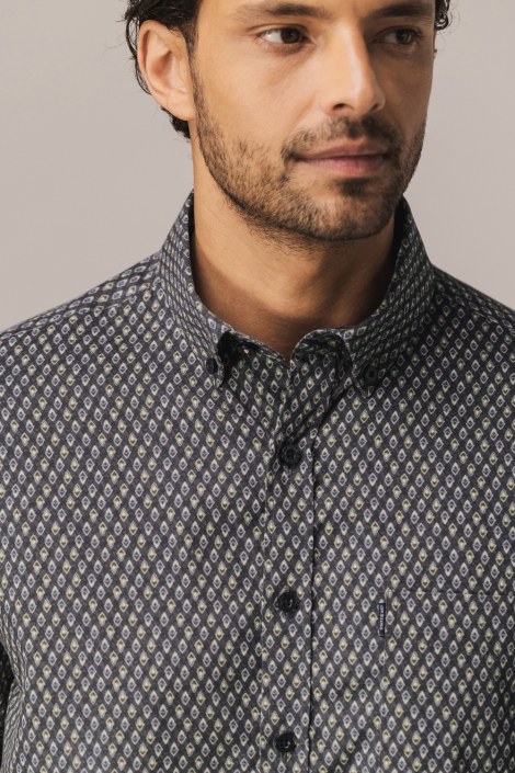 State of Art groene heren overhemd | Unique Selling Point