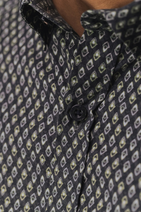 State of Art groene heren overhemd | Kleurstaal