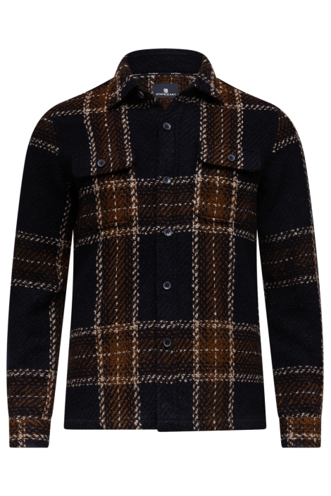 State of Art blauwe heren overhemd | Vooraanzicht