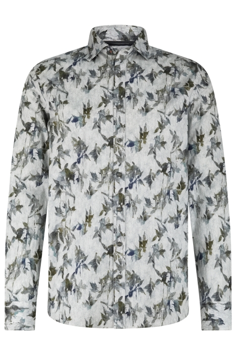 State of Art groene heren overhemd | Vooraanzicht