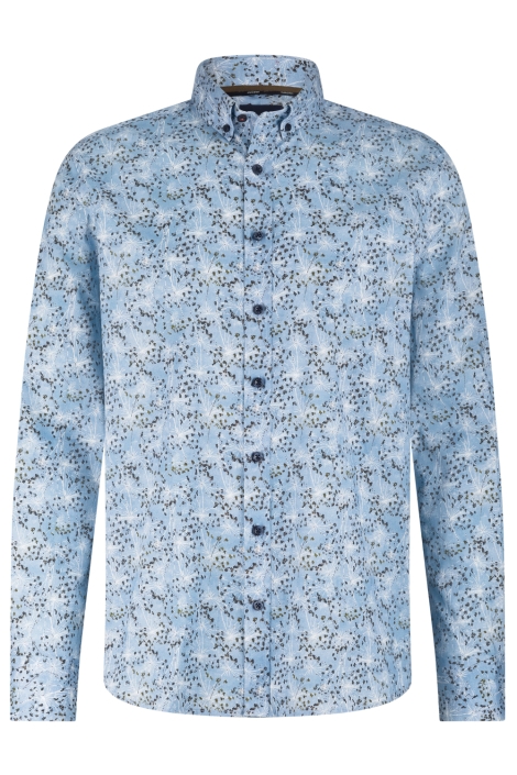 State of Art blauwe heren overhemd | Vooraanzicht