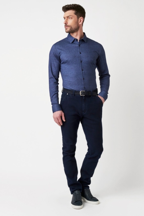 Desoto blauwe heren overhemd | Model