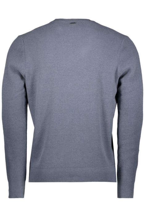 Antony Morato blauwe heren sweater | Achteraanzicht