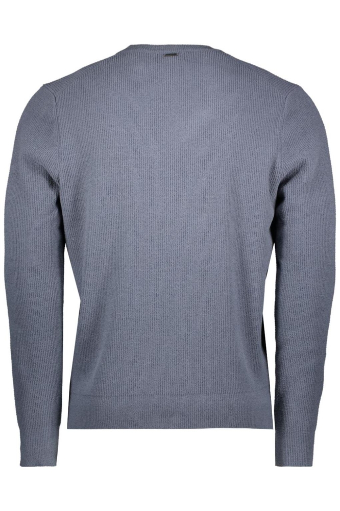 Antony Morato blauwe heren sweater | Achteraanzicht
