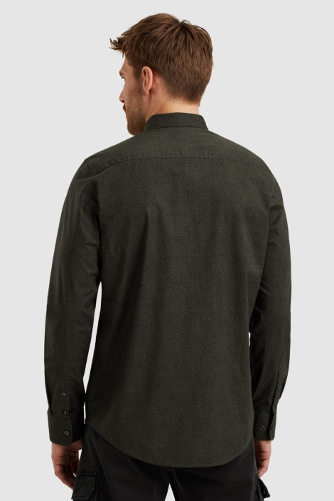 PME legend groene heren overhemd | Model achteraanzicht