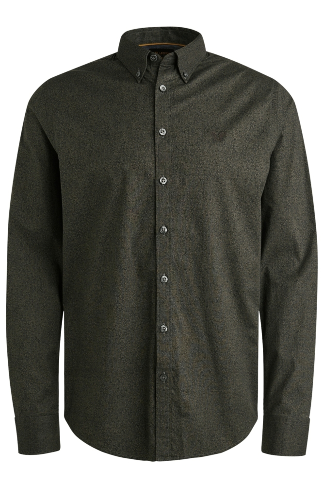 PME legend groene heren overhemd | Vooraanzicht