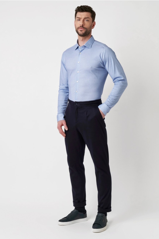 Desoto blauwe heren overhemd | Model