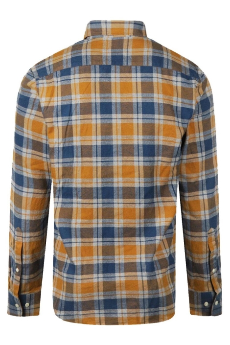 McGregor camel heren overhemd | Achteraanzicht