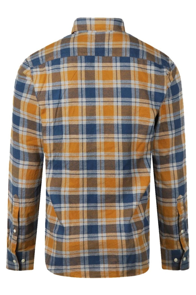 McGregor camel heren overhemd | Achteraanzicht