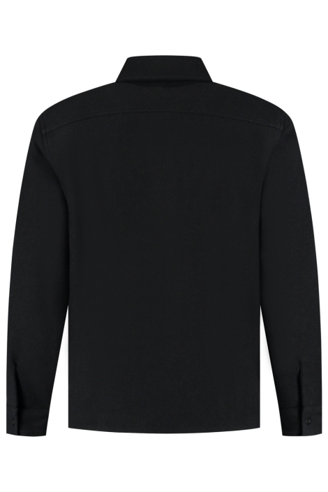 Pure Path zwarte heren overhemd | Achteraanzicht