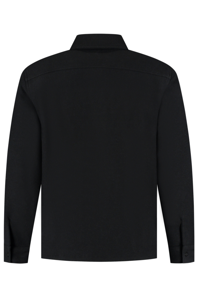 Pure Path zwarte heren overhemd | Achteraanzicht