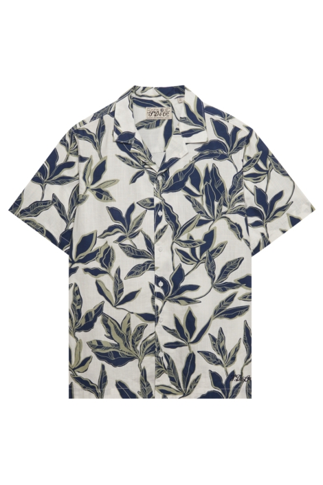 Superdry beige heren polo | Vooraanzicht