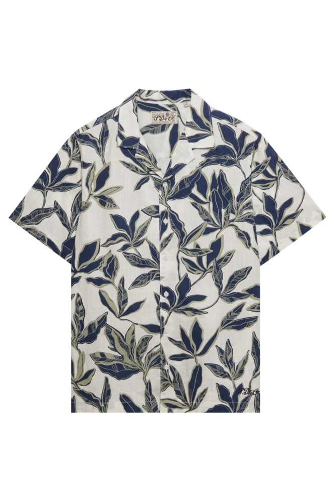 Superdry beige heren overhemd | Vooraanzicht