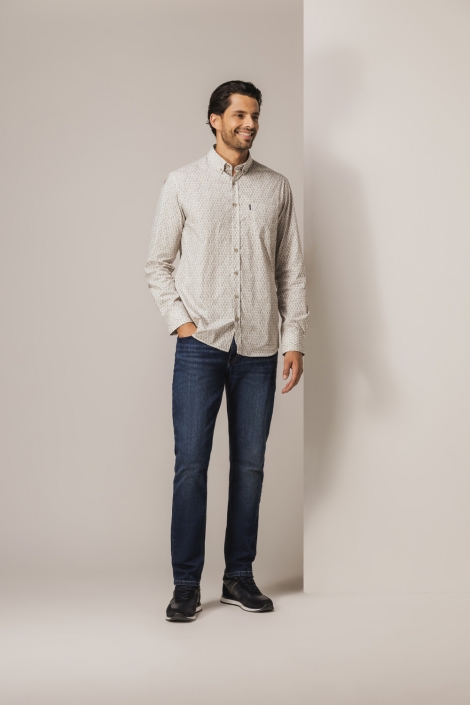 State of Art beige heren overhemd | Model