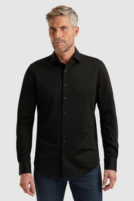 Vanguard zwarte heren overhemd | Model vooraanzicht