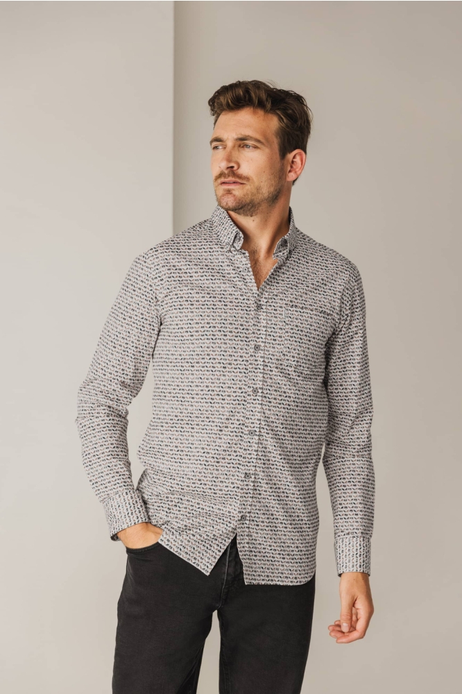 State of Art witte heren overhemd | Model vooraanzicht