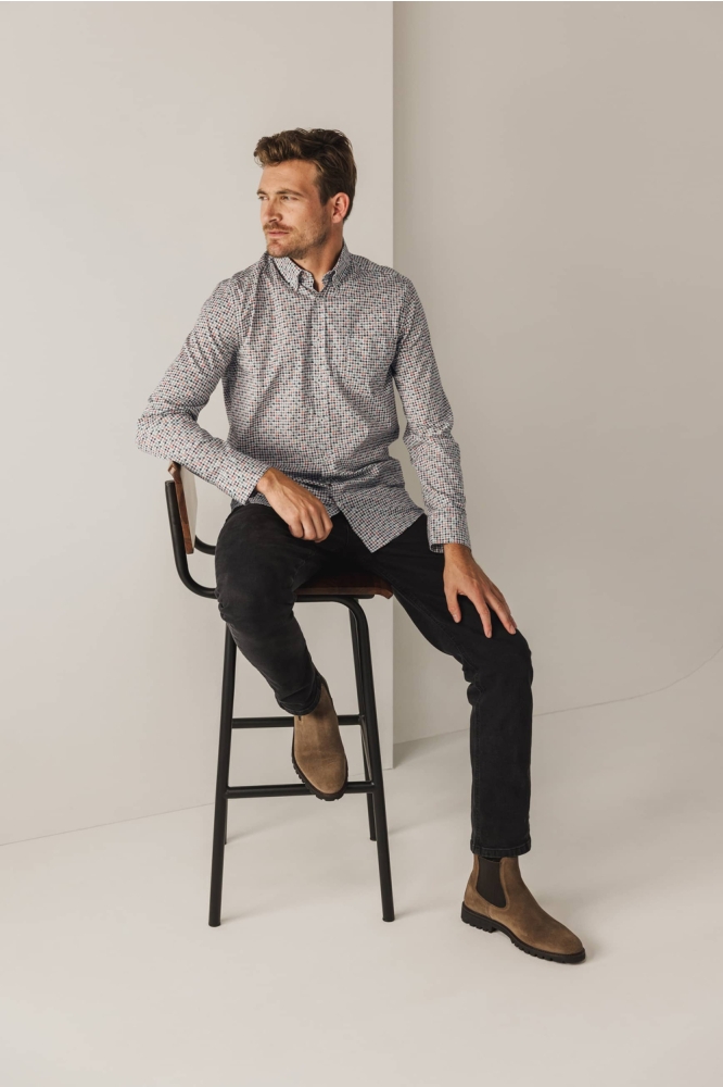 State of Art multi color heren overhemd | Model