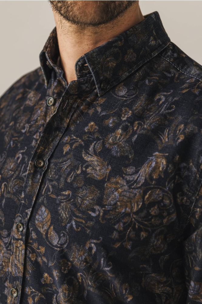 State of Art blauwe heren overhemd | Close up