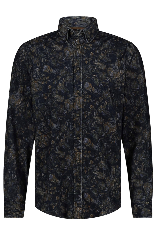 State of Art blauwe heren overhemd | Vooraanzicht