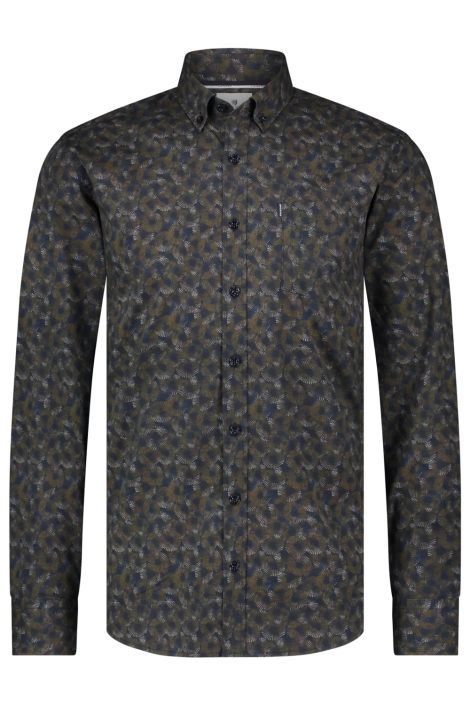 State of Art blauwe heren overhemd | Vooraanzicht