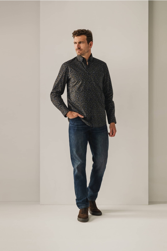 State of Art blauwe heren overhemd | Model