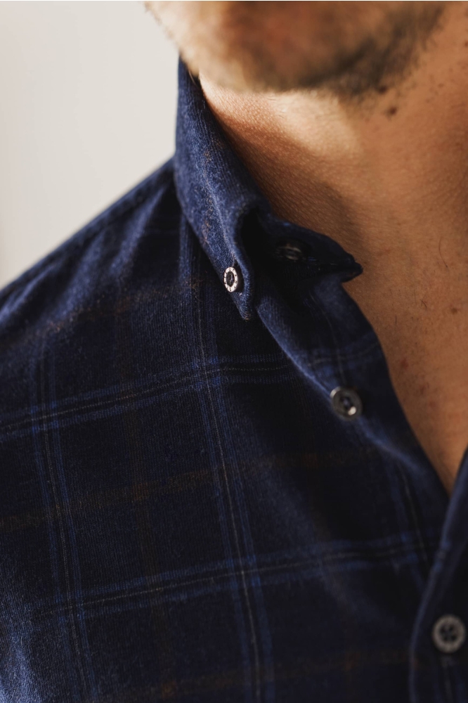 State of Art blauwe heren overhemd | Kleurstaal