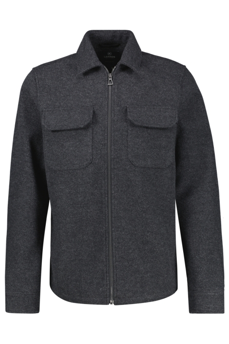 Lerros blauwe heren overhemd | Vooraanzicht