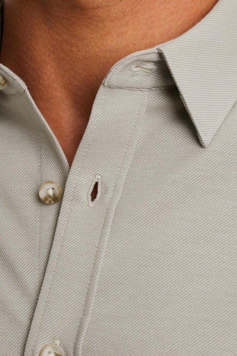 Cast Iron grijze heren overhemd | Unique Selling Point