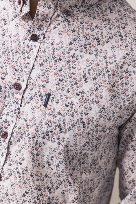 State of Art grijze heren overhemd | Close up