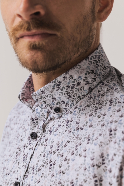 State of Art beige heren overhemd | Close up