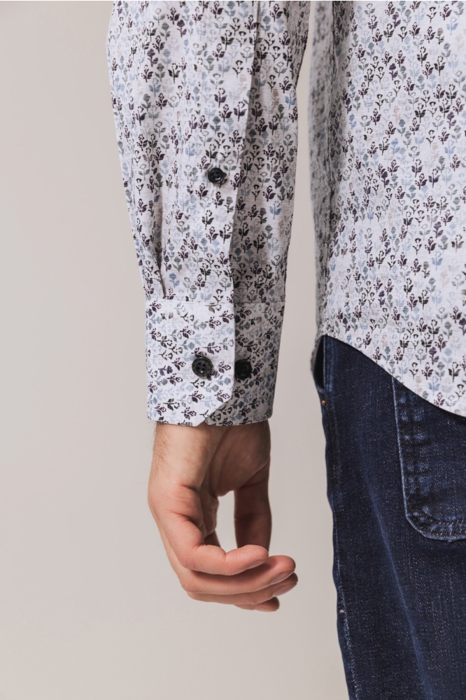 State of Art beige heren overhemd | Kleurstaal