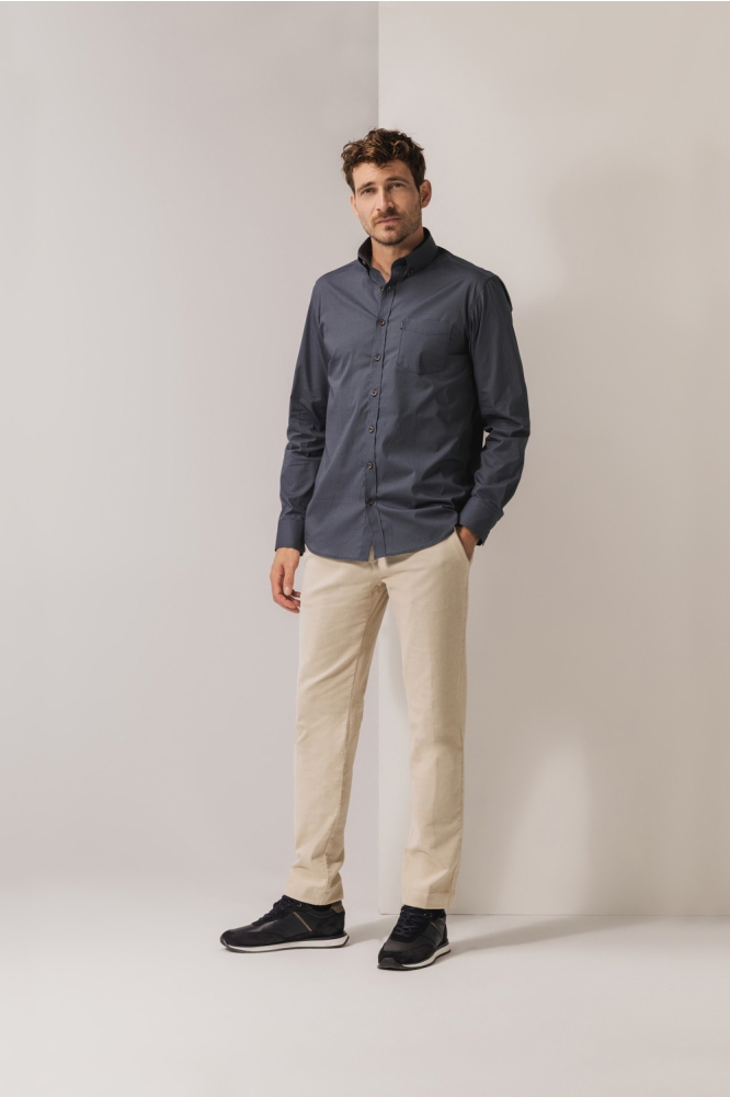 State of Art blauwe heren overhemd | Model