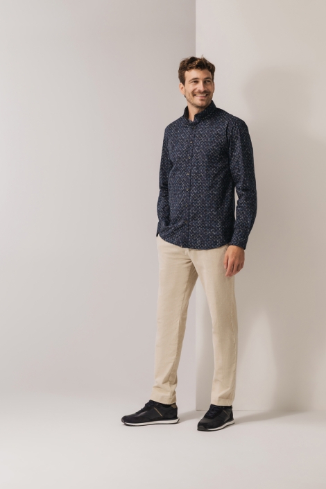 State of Art blauwe heren overhemd | Model