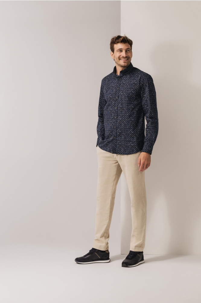 State of Art blauwe heren overhemd | Model