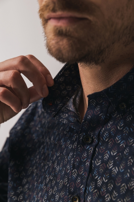 State of Art blauwe heren overhemd | Unique Selling Point