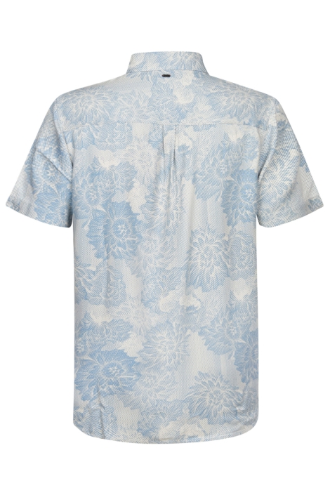 Petrol Industries blauwe heren overhemd | Achteraanzicht