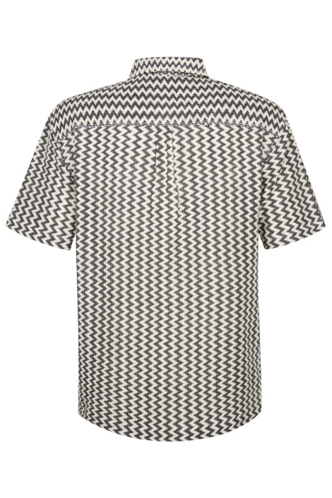 Petrol Industries beige heren overhemd | Achteraanzicht