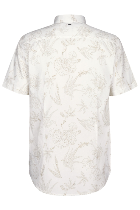 Petrol Industries witte heren overhemd | Achteraanzicht