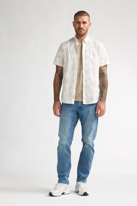 Petrol Industries witte heren overhemd | Model