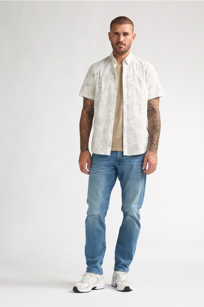 Petrol Industries witte heren overhemd | Model